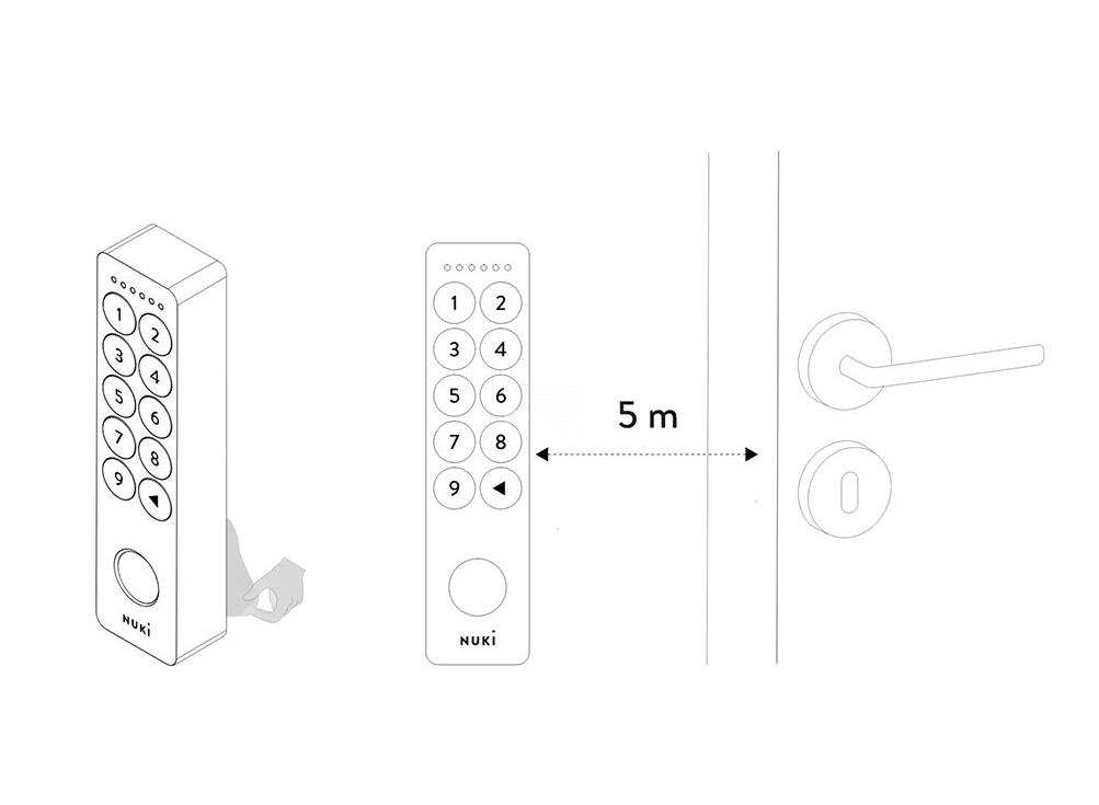 Klávesnice Nuki KEYPAD 2.0 se čtečkou otisků prstu (220931) Klávesnice Nuki KEYPAD 2.0 se čtečkou otisků prstu (220931)